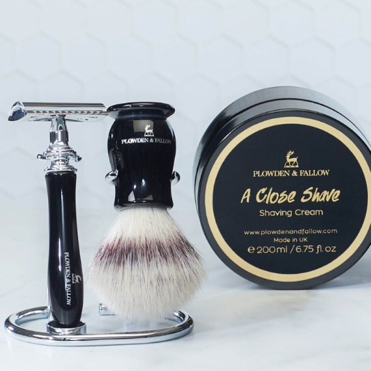 Gentleman’s grooming | shaving sets by Plowden & Fallow